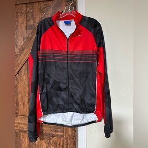 Primal Red and Black Men's Cycling Jacket. XL